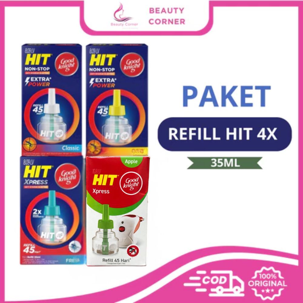 [PAKET ISI 4PCS] HIT Refill Obat Nyamuk Elektrik