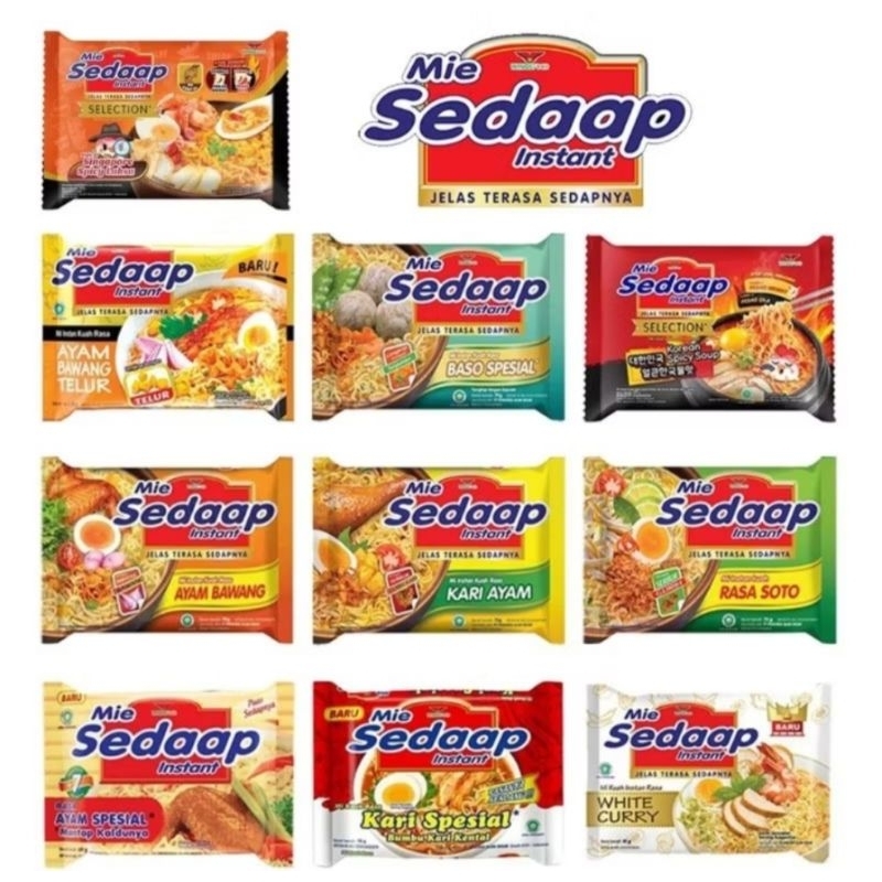 

MIE SEDAAP GORENG SOTO AYAM BAWANG INDOMIE MIE INSTAN