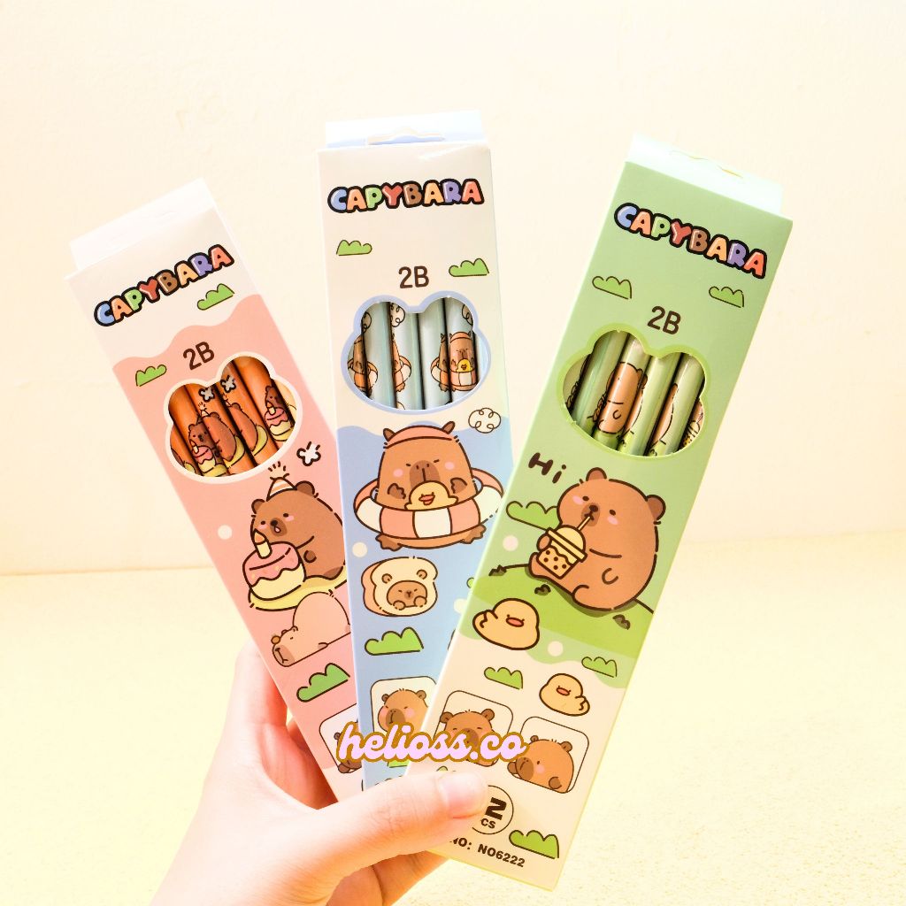 

PENSIL 2B CAPYBARA 1 BOX ISI 12 PCS PENSIL KAYU CAPYBARA KAPIBARA CAPPYBARA PENSIL KAYU 2B CAPYBARA LUCU TERMURAH HELIOSS.CO