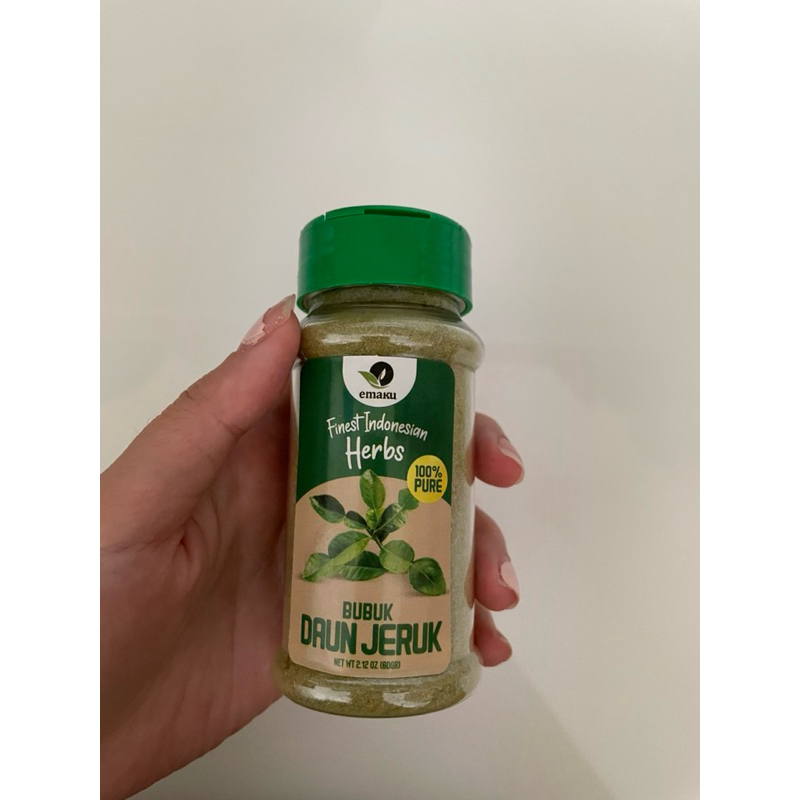 

PRELOVED Emaku Daun jeruk bubuk powder bumbu masak dapur