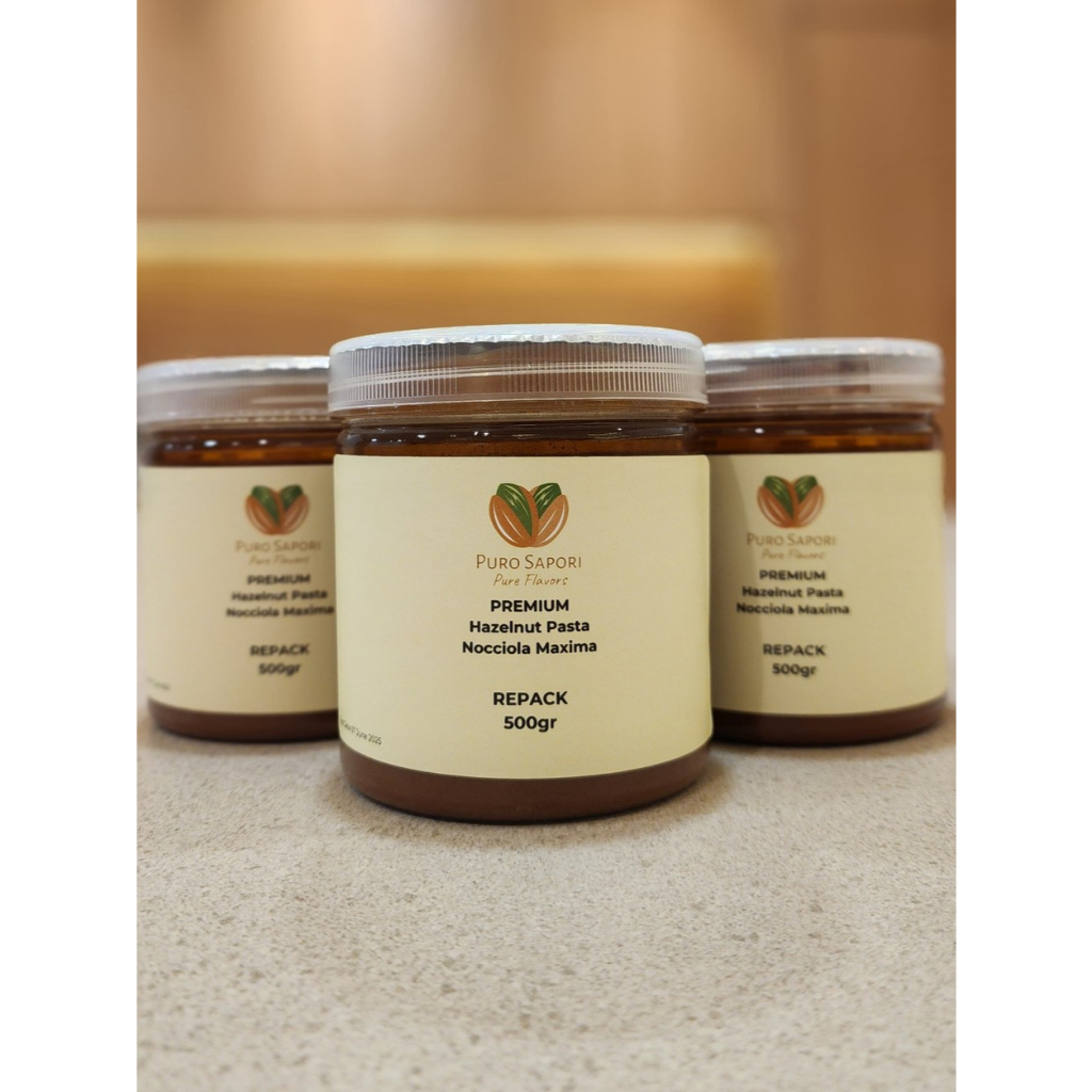 

Mec3 Hazelnut Paste 500 Grams 100% Asli – Pasta Premium untuk Gelato & Pastry - Nocciola Maxima Gluten Free