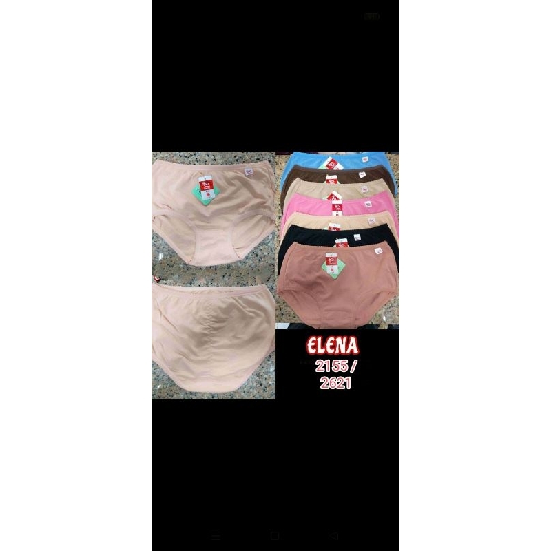 Elena Celana Dalam Wanita Katun 2621 - 6 pcs | CD Perempuan