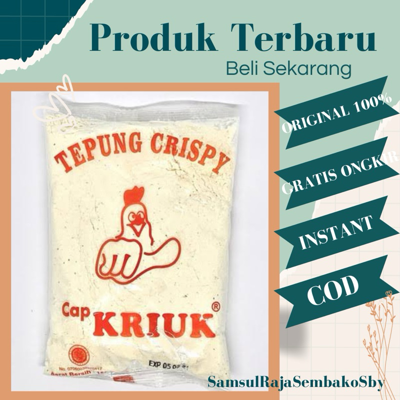 

TEPUNG KRIUK cap jempol tepung serbaguna