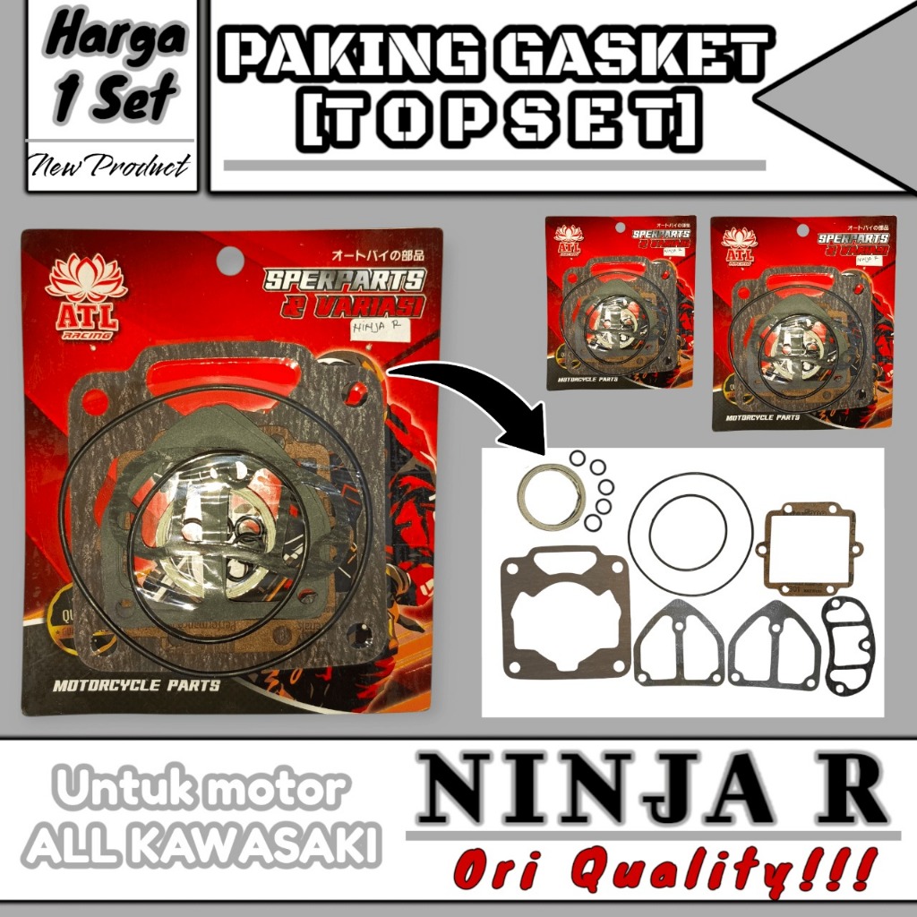 Atl racing paking top set ninja r gasket paking set ninja paking gasket top set top set ninja