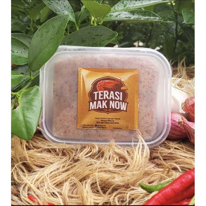 

Terasi/Belacan Udang Bangka Premium MakNow 250gr