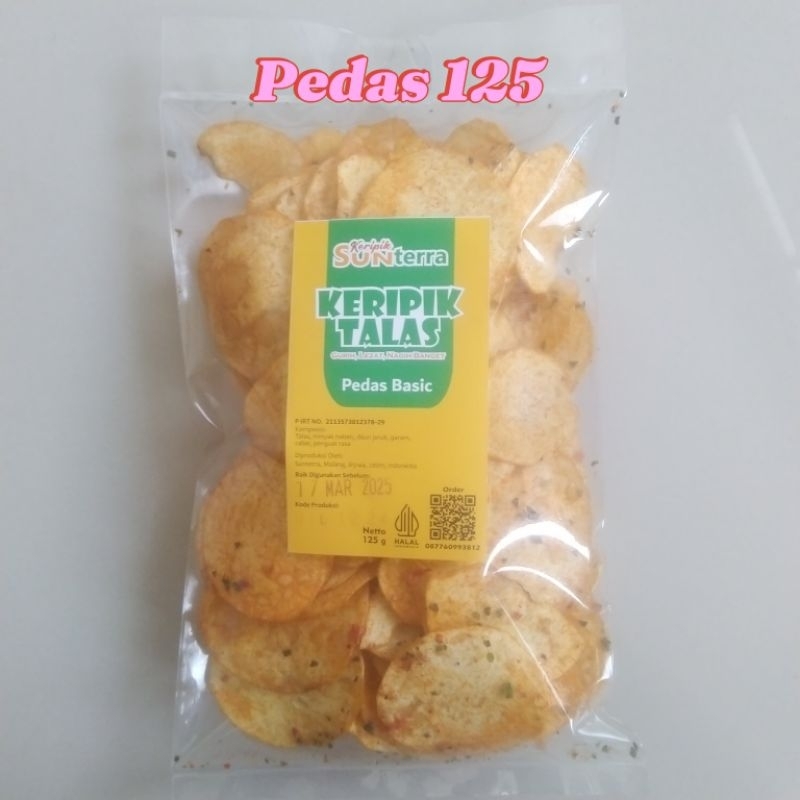 

Sunterra Keripik Talas Pedas 125 gram