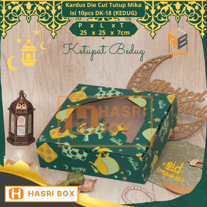 

( 10pcs ) Dus Lebaran 25x25x7cm Kotak Kue Brownies Cake Dus Parsel Hampers Idul Fitri Ramadhan