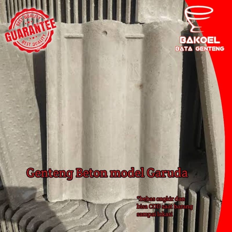 Genteng Beton/Cor model Garuda | Ready stock & Free ongkir