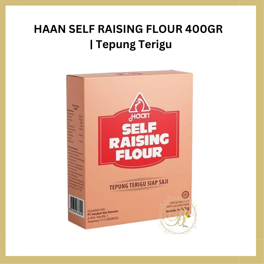 

HAAN SELF RAISING FLOUR 400GR | Tepung Terigu