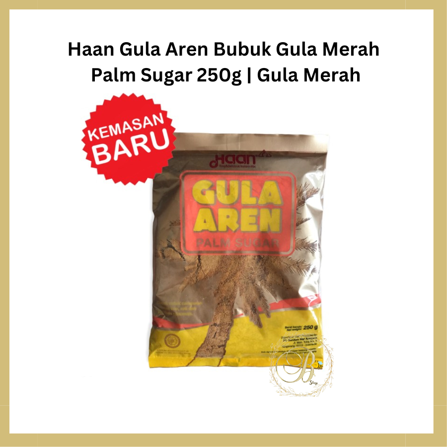 

Haan Gula Aren Bubuk Gula Merah Palm Sugar 250g | Gula Merah