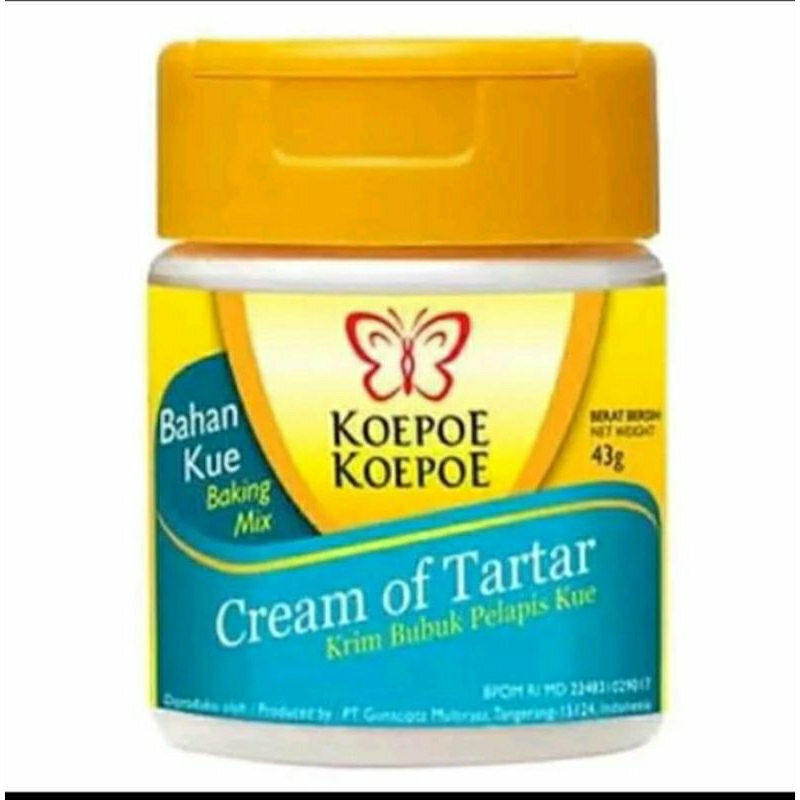 

CREAM OF TARTAR / KRIM BUBUK PELAPIS KUE 43gram