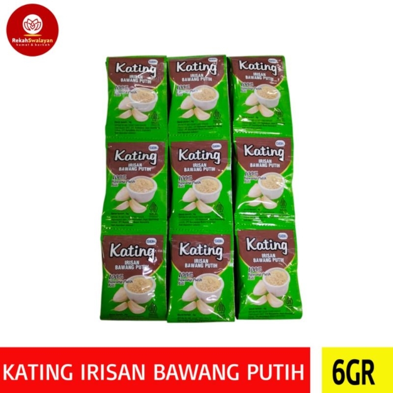 

Kating Irisan Bawang Putih Renceng.