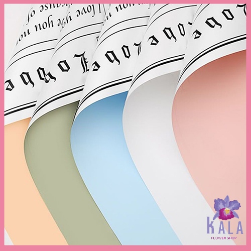 

Kertas buket bunga 2 warna newspaper kertas koran flower wrapping KB6038
