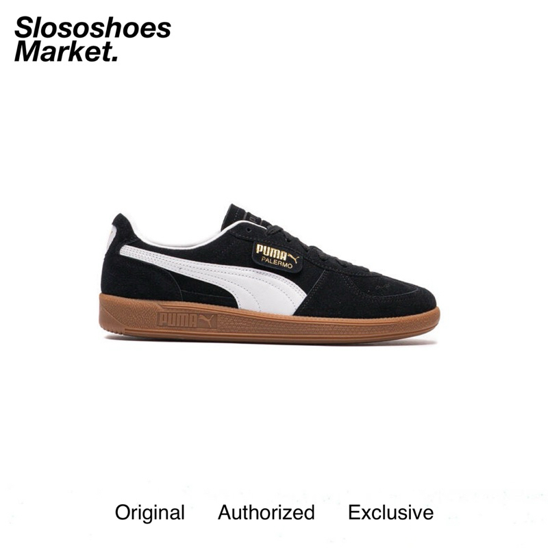 Puma Palermo - Black White Suede