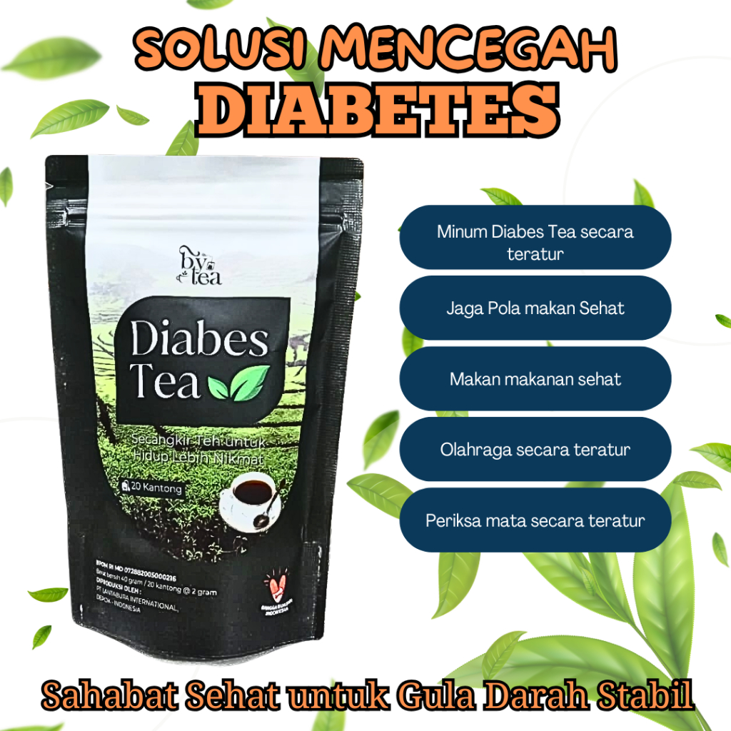 

ByTea Diabes Teh Hitam Membantu Menurunkan Kadar Gula Darah Diabetes Stabil
