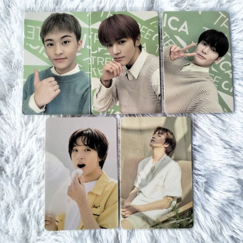 Photocard nct 127 Natrep Nature Republic haechan kapas indonesia tiduran jaehyun taeyong mark matcha