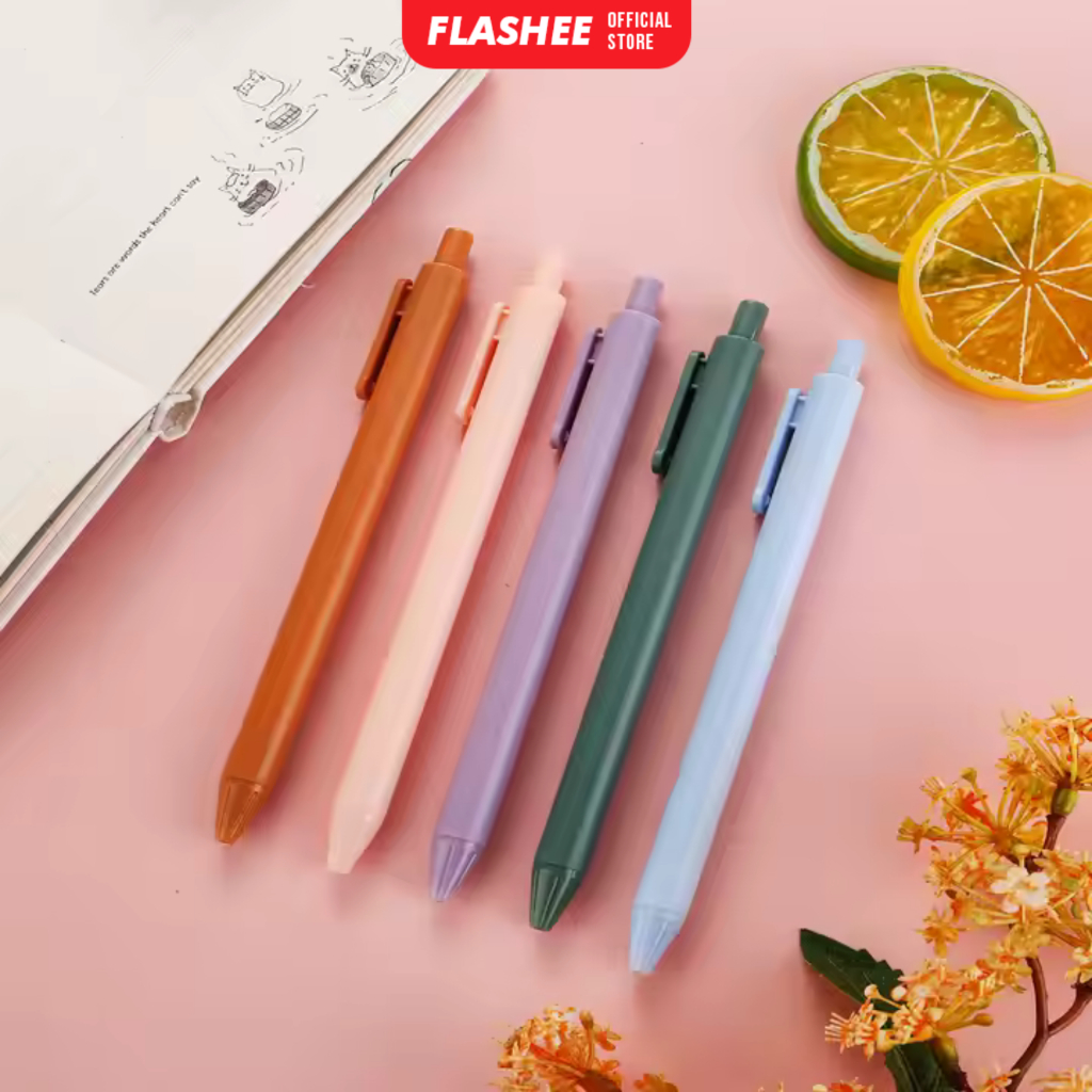 

Flashee Pulpen Mekanik Pink Pulpen Gel Pastel Bolpoint Tinta Hitam Pena Sekolah Dan Kantor