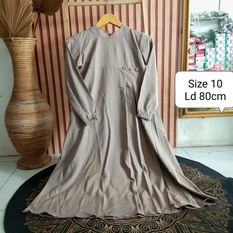 Gamis anak polos syar'i