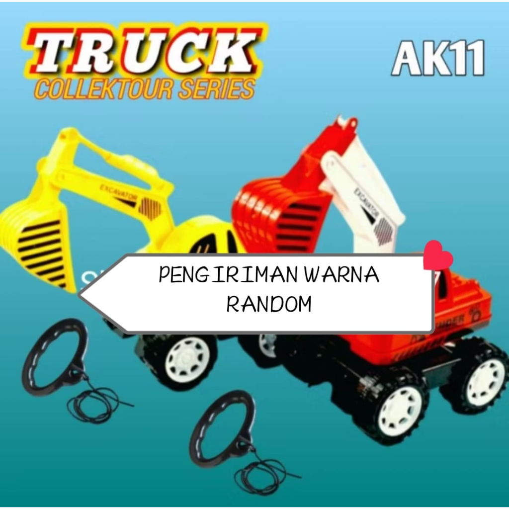 AK 11 MAINAN MOBIL CRANE TRUCK KONTRUKSI CRANE OPP /MAINAN MOBIL TRUCK