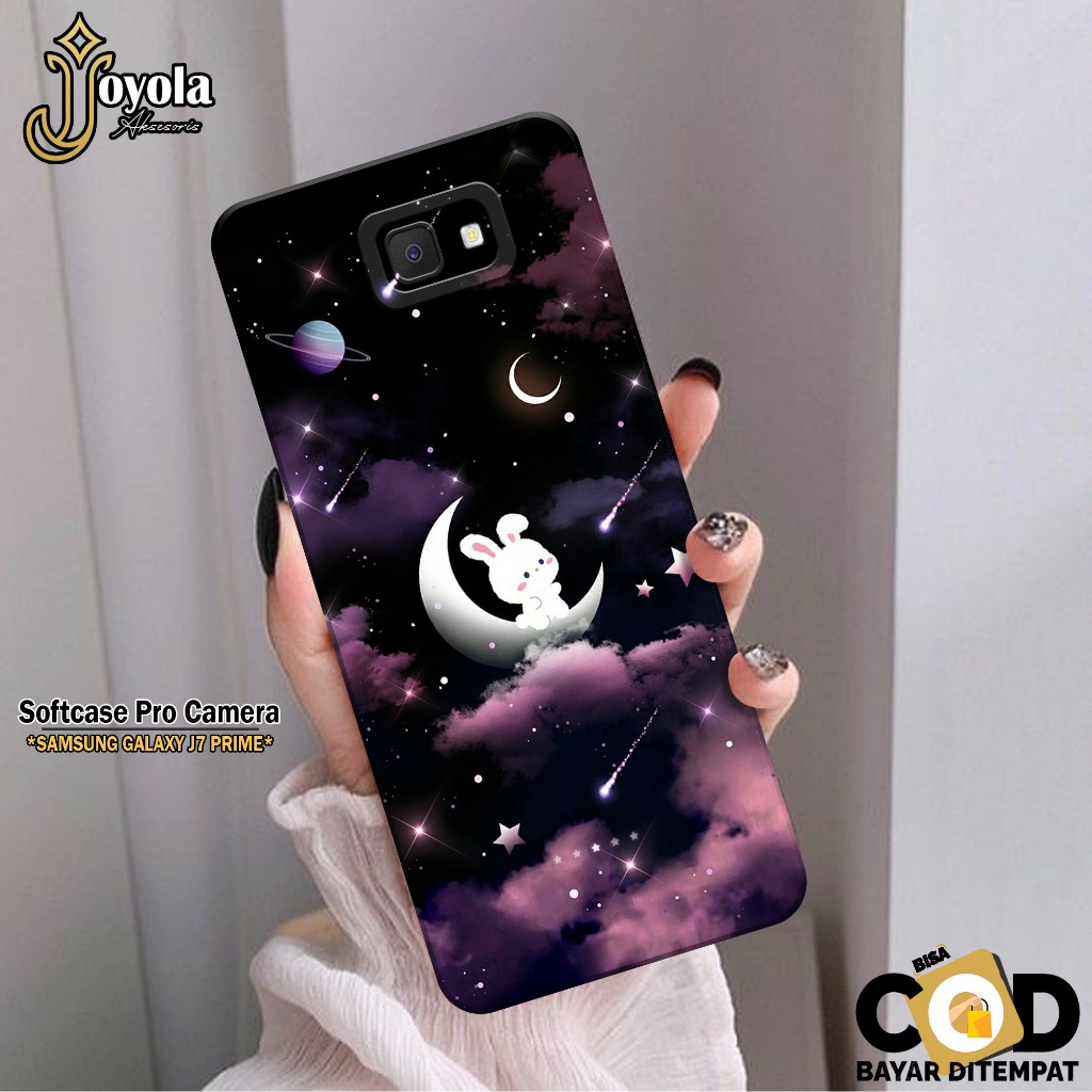 JOYOLA Case Samsung Galaxy J7 Prime Fashion Case Kartun Softcase Samsung Galaxy J7 Prime Pro Camera 