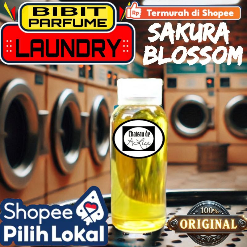 BIBIT PARFUM LAUNDRY WANGI SAKURA BLOSSOM MURNI TANPA CAMPURAN