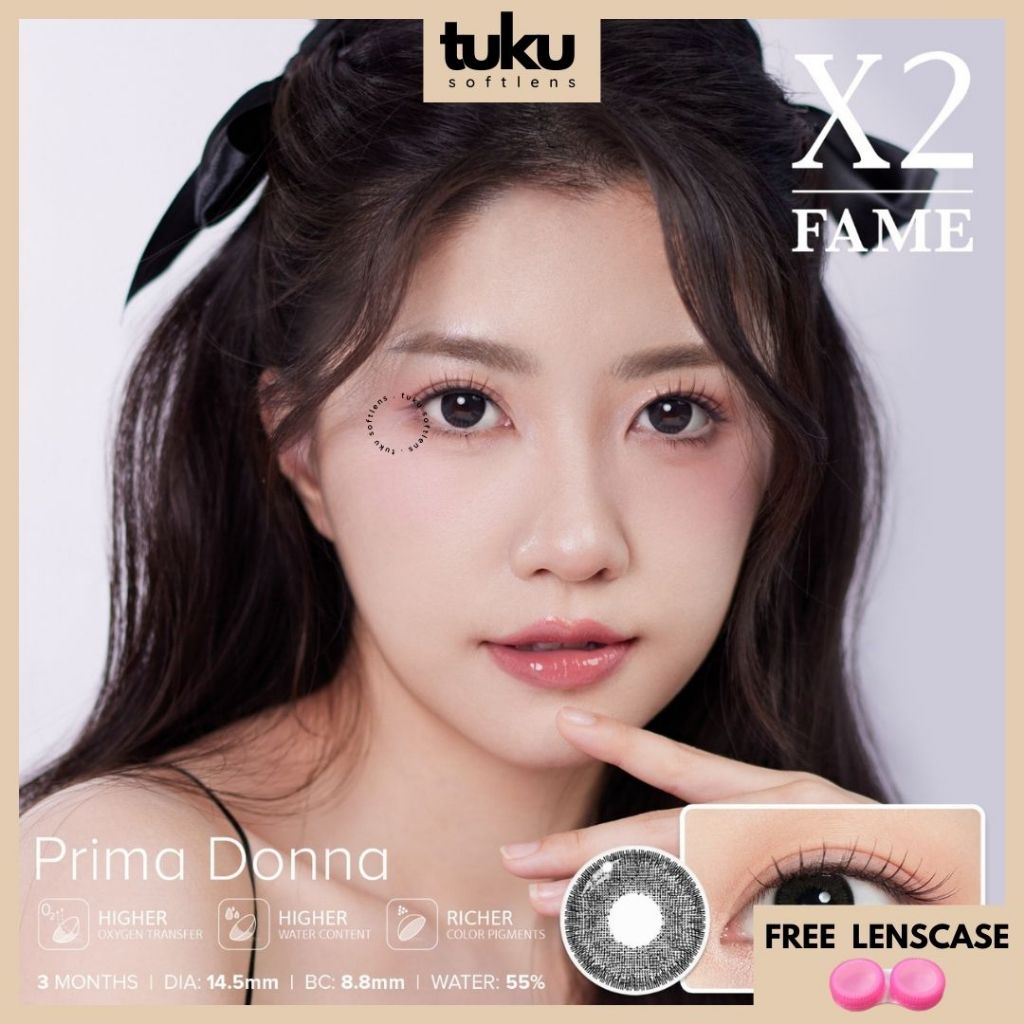 SOFTLENS X2 FAME 14,5 MM NORMAL & MINUS (-4,50 S/D -10,00) BY X2 / SOFLEN X2 FAME PREMIUM / X2 FAME 