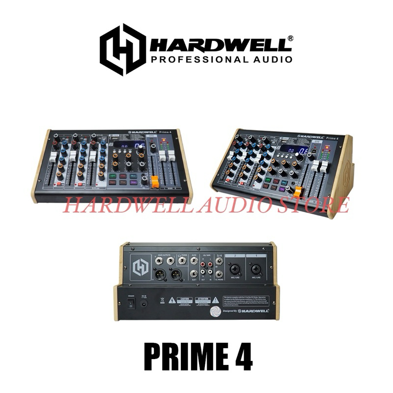 Mixer Audio / Mixer Hardwell 4 Channel Prime 4 Original