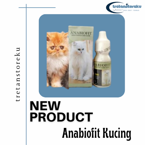Anabiofit Obat Kucing Flu Pilek Diare Mencret Cacing Muntah Demam Batuk Vitamin Kucing