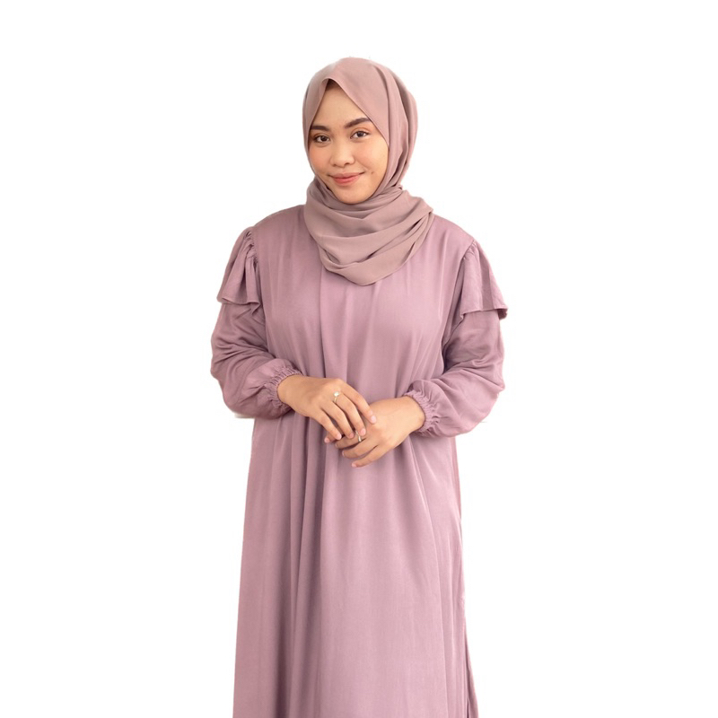 Azila Gamis Dress | Gamis Dress | Gamis Rayon Twill Premium | Gamis  Abaya  | Gamis Dress Kekinian