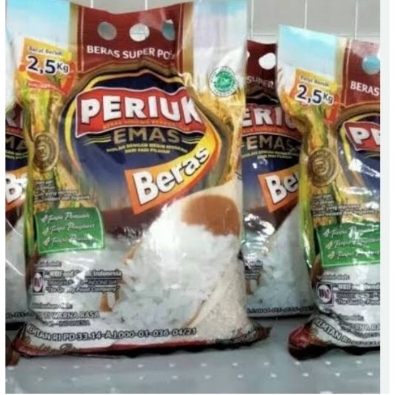 

BERAS PREMIUM 2,5KG PERIUK EMAS