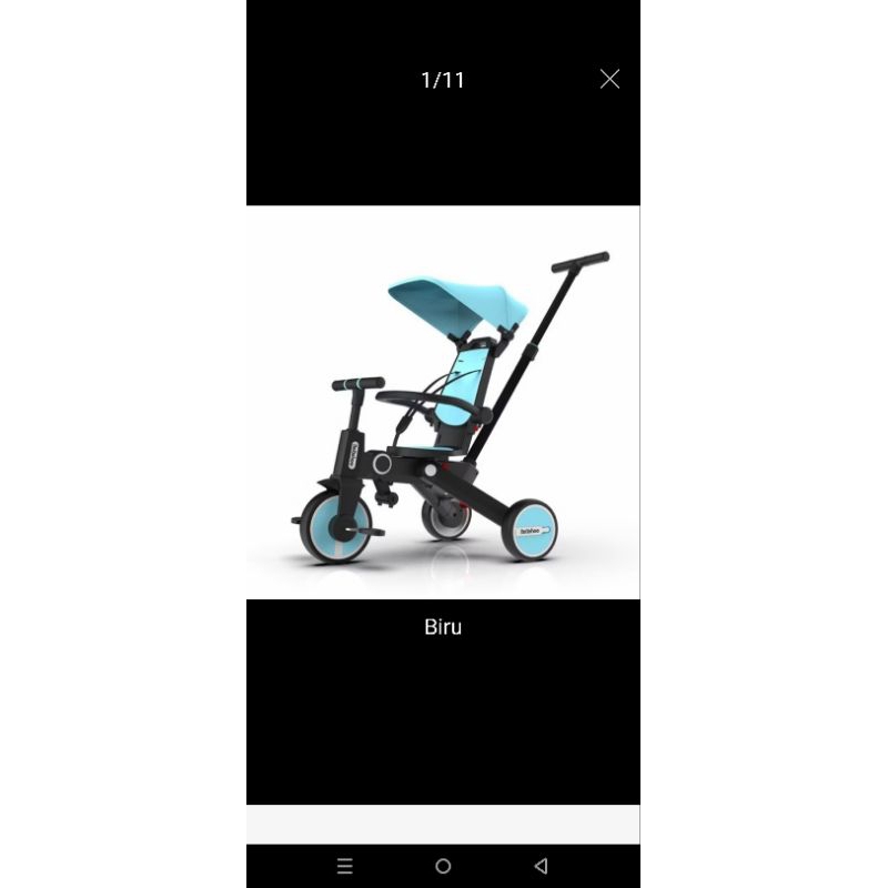 Bebehoo 7in1 Sepeda Stroller