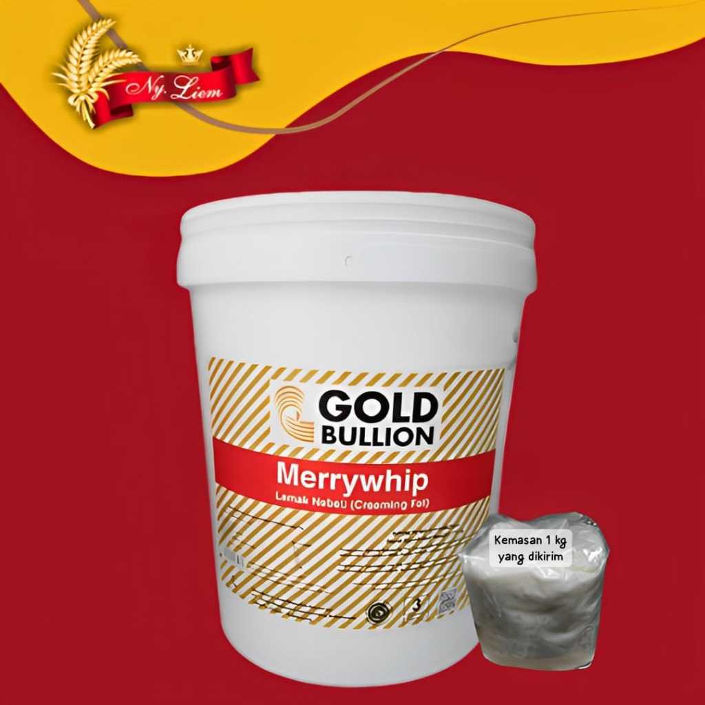 

DA GOLD BULLION Merrywhip Lemak Nabati / Creaming Fat 1 kg #R