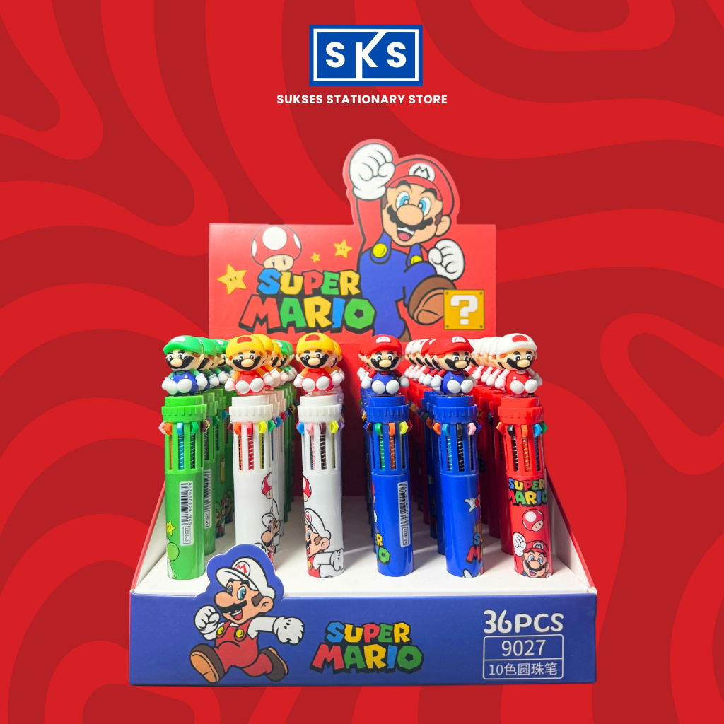 

Pulpen Gel Karakter 10 Warna Mario Sanrio Superheros Pena Motif Lucu Pen Multicolor