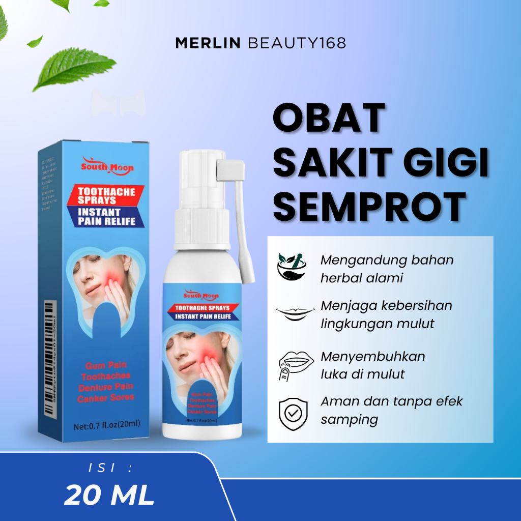 South Moon Obat Semprot Sakit Gigi 20ml Obat Sakit Gigi Semprot Obat Sakit Gigi Berlubang Obat Sakit