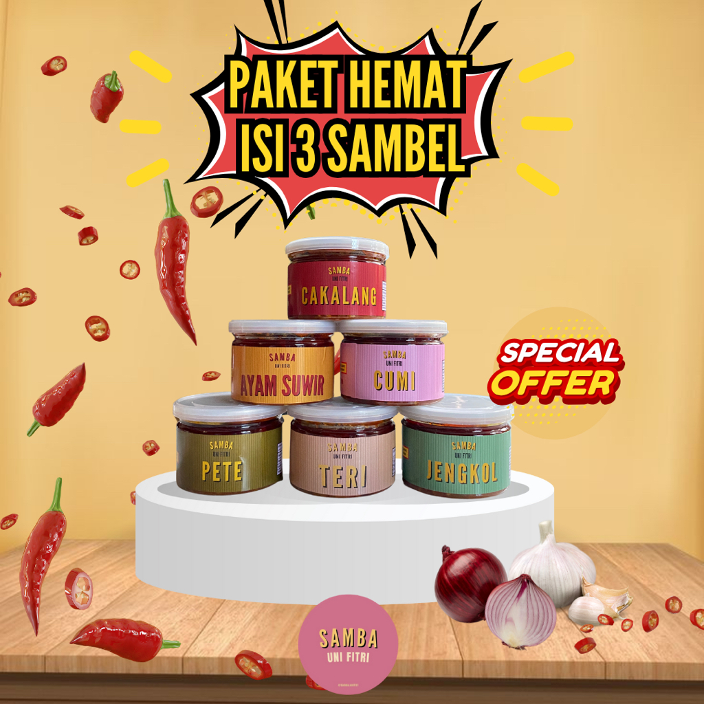 

PAKET HEMAT 3 IN 1 (150 gr) - SAMBA UNI FITRI