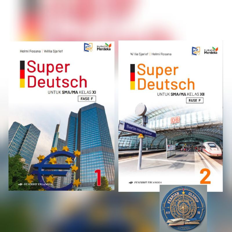 BUKU SUPER DEUTSCH BAHASA JERMAN SMA/MA KELAS 11 12 KURIKULUM MERDEKA ERLANGGA