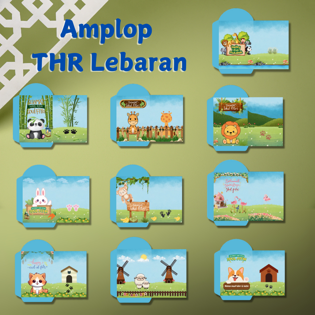 

Amplop THR Lebaran Edisi Hewan (PO 2-5 hari)