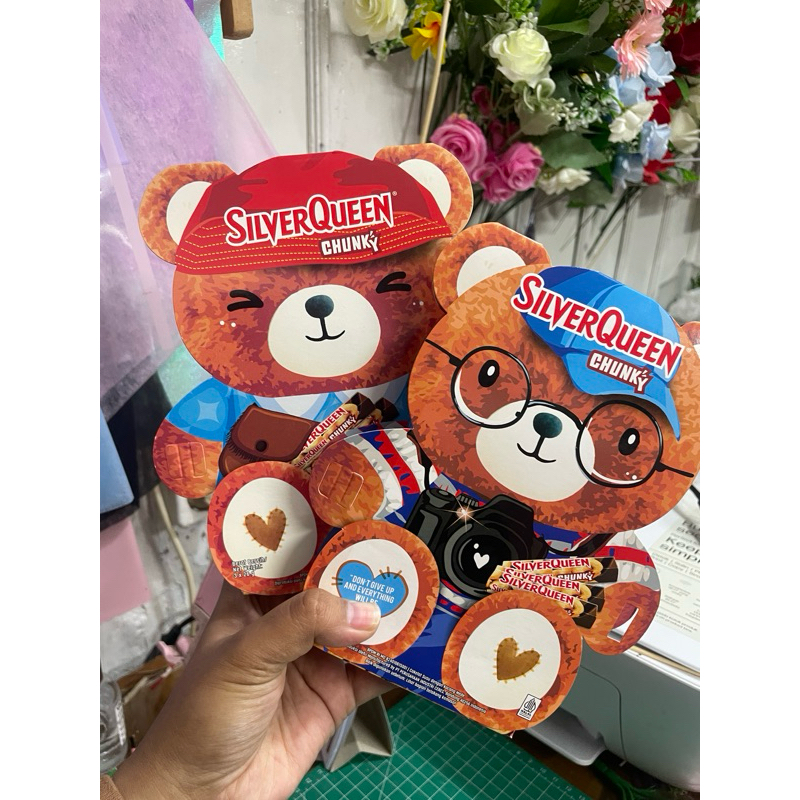 

coklat silverqueen bear / coklat silverqueen beruang /coklat valentine