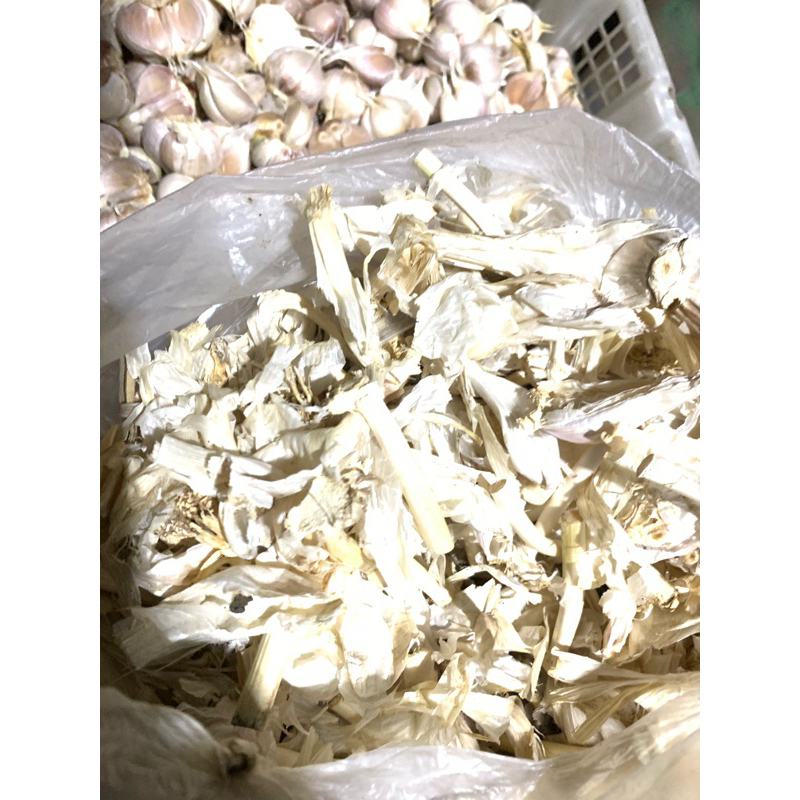 

Kulit bawang putih untuk pupuk tanaman // kemasan 1kg
