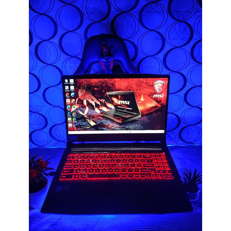 MSI Katana GF66 Core i5/11 Ram 16/512gb Ssd Windows 11 Dual Vga Nvidia Rtx Siap Pakai Fitur Lengkap 