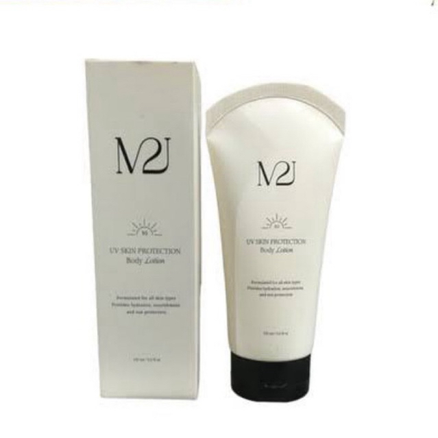 body lotion M2J UV skin protector body lotion