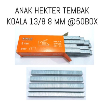 

Koala - Isi Staples Tembak 13/8 8mm