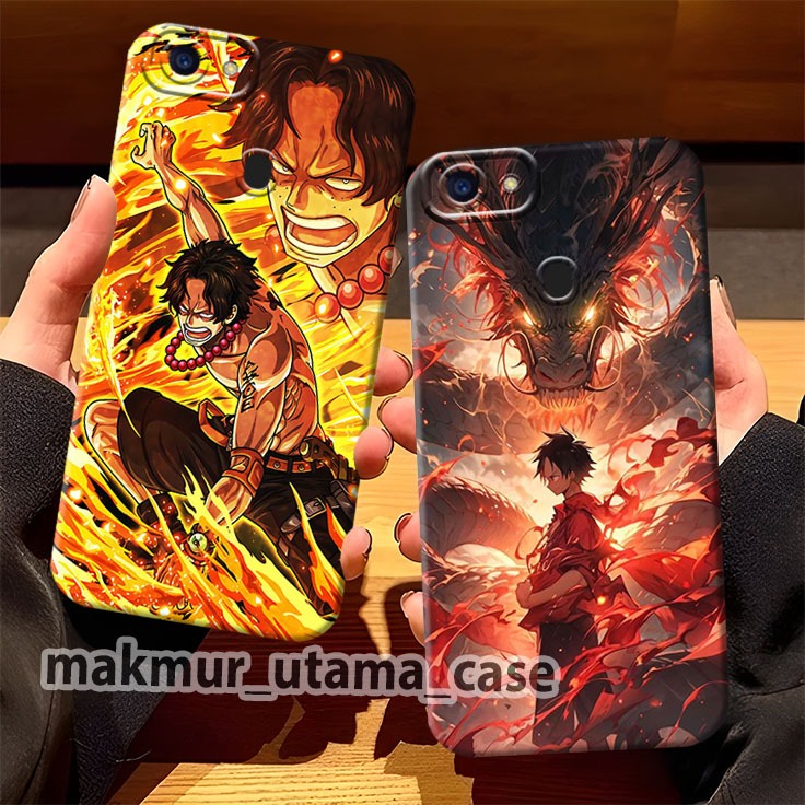 Casing Silikon Oppo F5 Oppo F5 Youth Oppo F9 Oppo F9 Pro Realme 2 Realme 2 Pro Motif One Piece -  Ca
