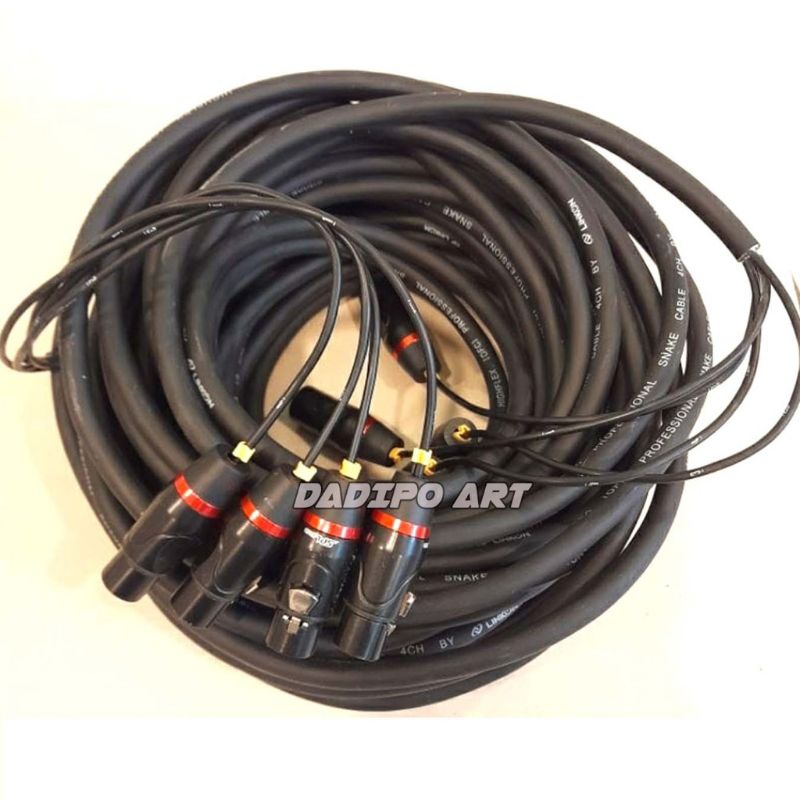 Snake Kabel isi 4ch komplit jek Canon SPL AUDIO - 20meter