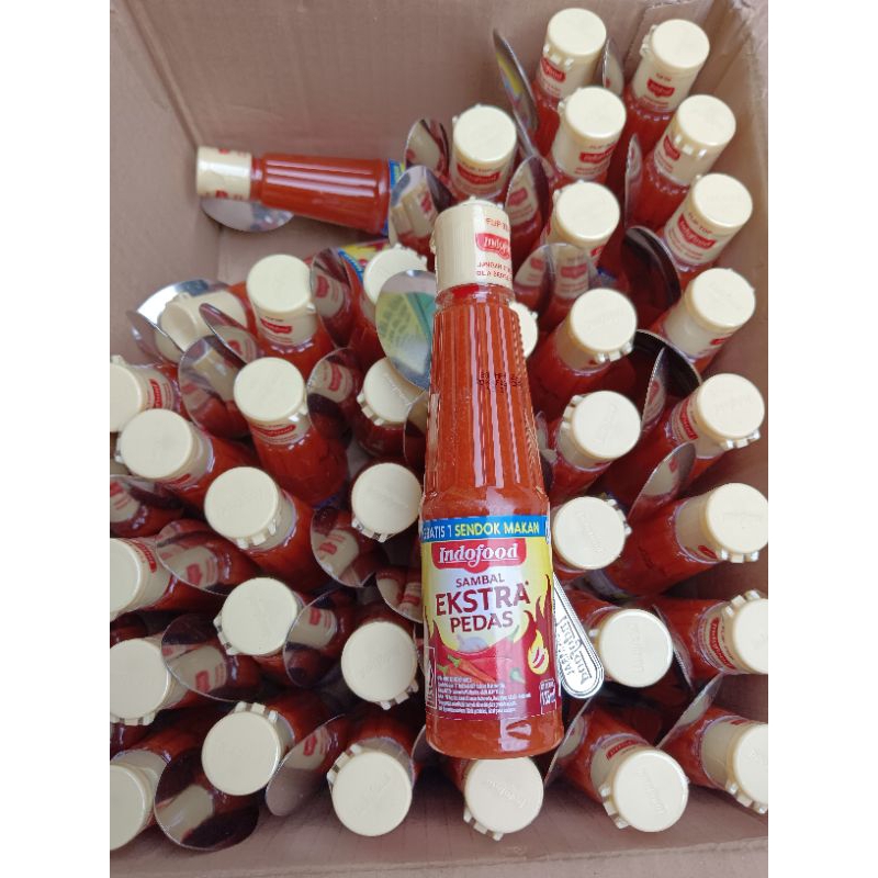 

Sambal Indofood Ekstra Pedas Botol 135 ML
