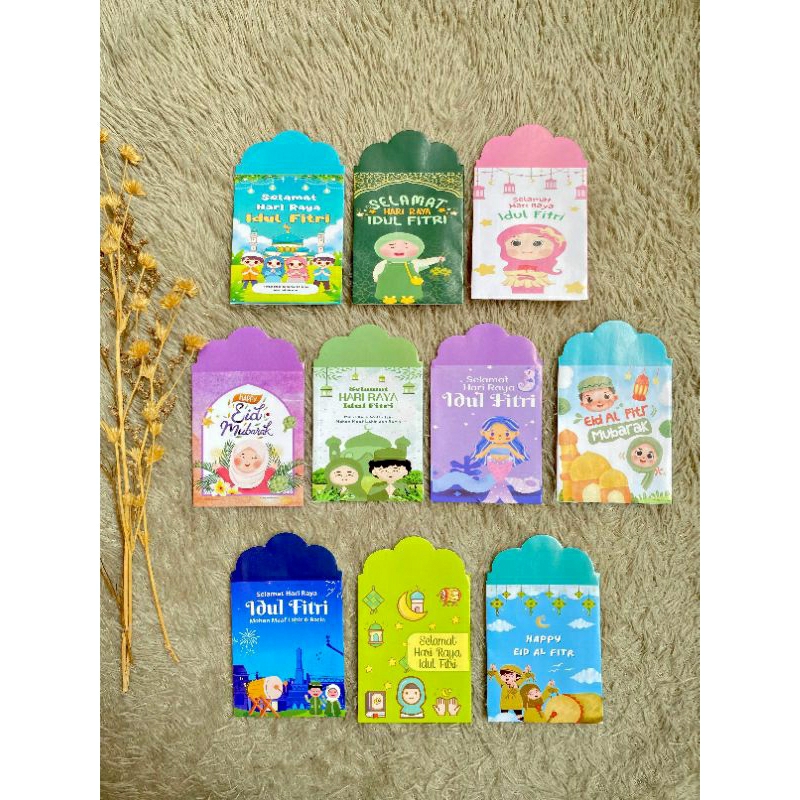 

Amplop Lebaran Aesthetic 2025 Mediun Glossy siap pakai - Motif Lucu Anak Muslim