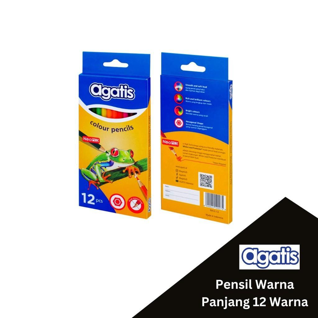 

Pensil Warna Agatis Neopex 12 Warna Panjang Stationery - Alat Tulis