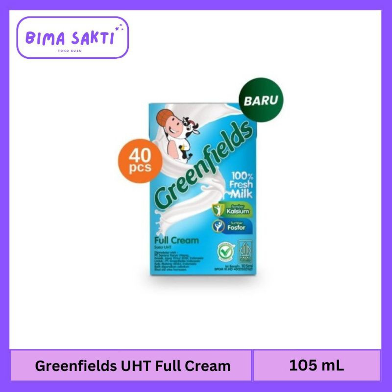 Greenfields UHT 105 ml x 1 karton