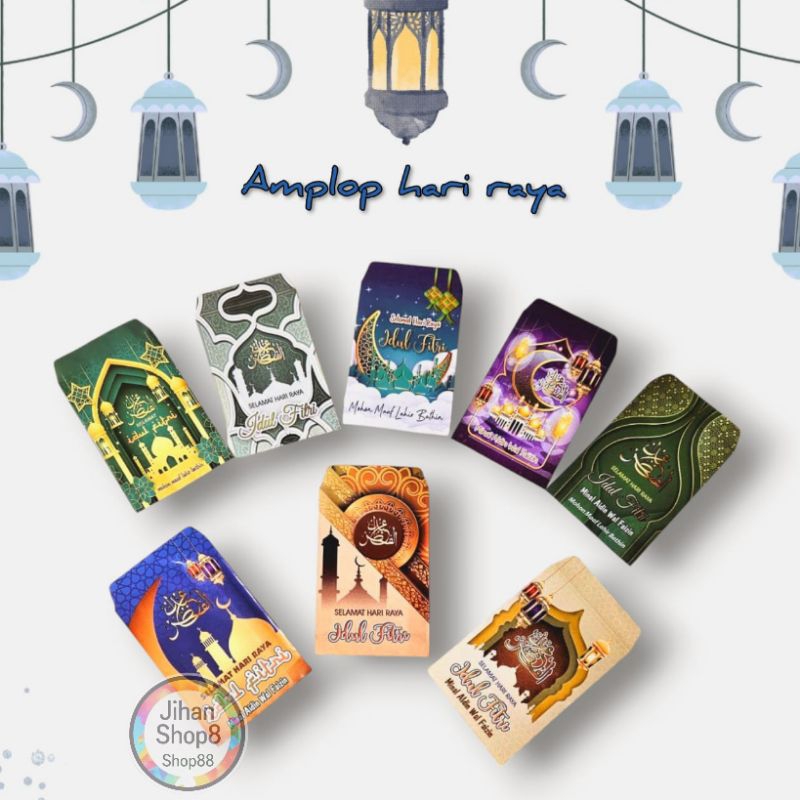 

Angpau lebaran karakter Masjid serie D ukuran medium isi 10 lembar