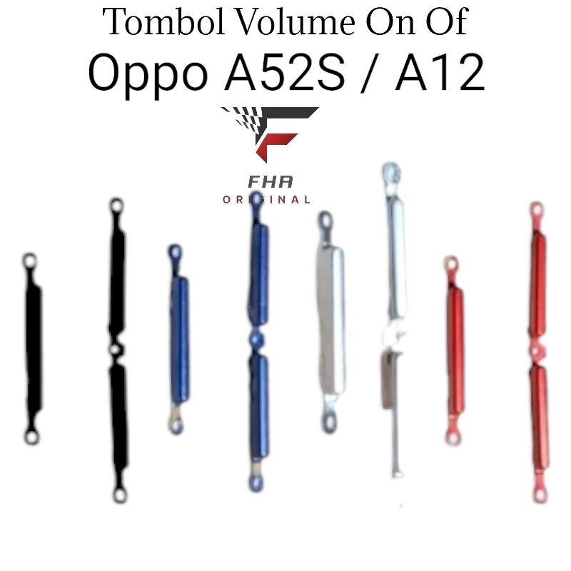TOMBOL LUAR VOLUME ON OFF OPPO A5S OPPO A12 ORIGINAL TOMBOL VOLUME TOMBOL ON OFF